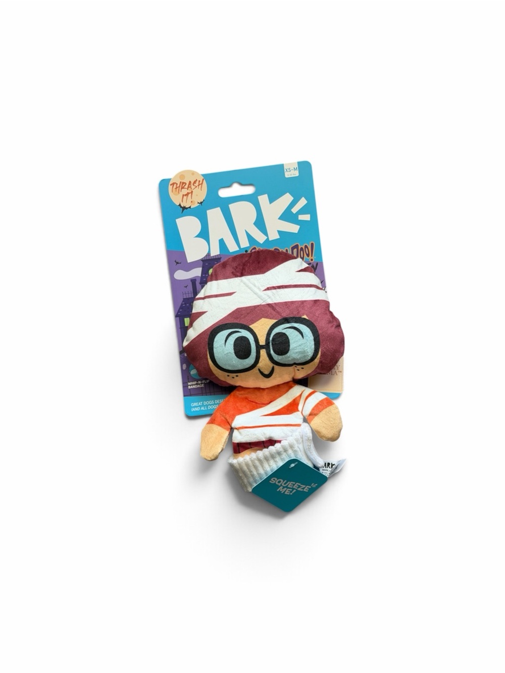 NWT BARK Mummy Velma™ Plush Tug Dog Toy